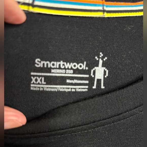 NWT Smartwool Men's Base-layer Long Sleeve merino wool size XXL - Picture 4 of 9